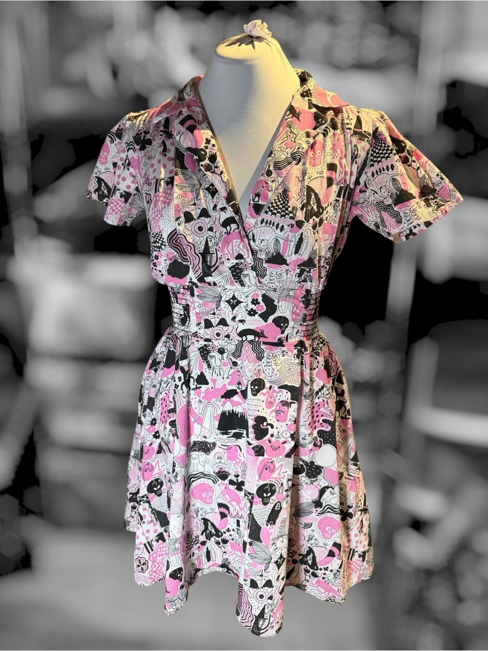 Nooworks Leah dress - Howell print, Large